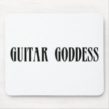 Guitar Goddess Mouse Pad