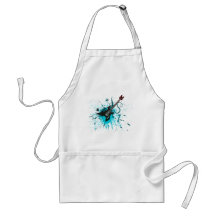 Guitar Graffiti - Emo Rock Music Band Alternative Apron
