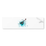 Guitar Graffiti - Emo Rock Music Band Alternative Bumper Sticker