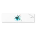Guitar Graffiti - Emo Rock Music Band Alternative bumper stickers