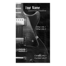 GUITAR "GREYZ" Business card