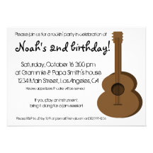 Guitar Invitation