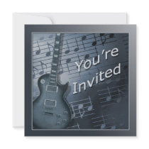 Guitar Invitations - Multi Use