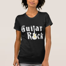 guitar jouer du rock t-shirt