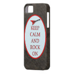 Guitar Keep Calm Rock On iPhone 5 Cover