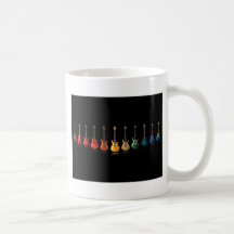 Guitar Lineup Coffee Mugs
