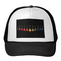 Guitar Lineup Trucker Hats
