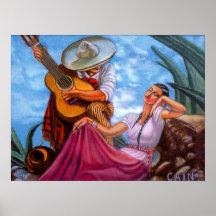 GUITAR MAN PRINT