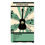 Guitar - Music Business Card