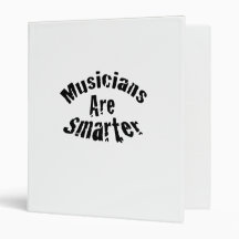 Guitar Musicians Are Smarter Notebook Binder