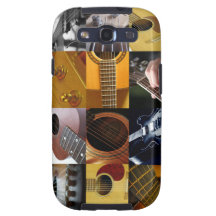 Guitar Photo Collage Galaxy S3 Cover