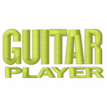 Guitar Player embroidered shirts