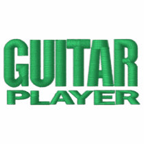 Guitar Player embroidered shirts