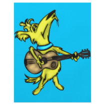 Guitar Playing Dog Full Color Flyer