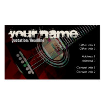 GUITAR "Redtrax" Business card V2.0