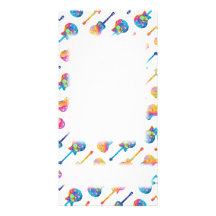 Guitar Reflections Photo Card