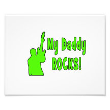 guitar rocks holding up electric green daddy rocks art photo