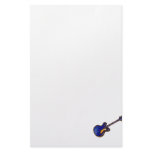 Guitar Semi Hollow Simple Blue Graphic stationery