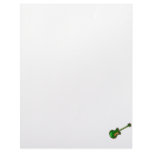 Guitar Semi Hollow Simple green Graphic letterhead