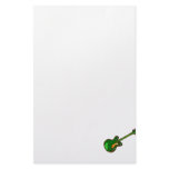 Guitar Semi Hollow Simple green Graphic stationery