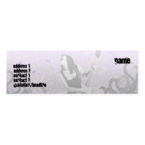 Guitar - Skinny business cards