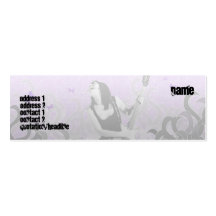 Guitar - Skinny Business Card