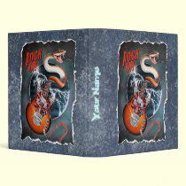 Guitar Snake Binder with Your Name binders