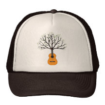 Guitar Tree Mesh Hats