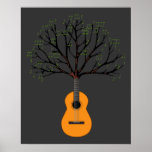 Guitar Tree Print