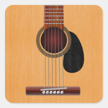Guitare acoustique adhésifs