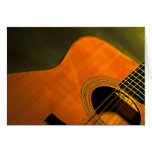 Guitare acoustique carte de vœux