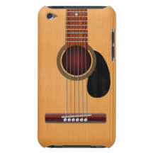 Guitare acoustique coque iPod touch 