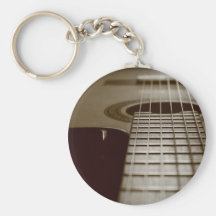 Guitare acoustique porte-clef