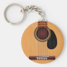 Guitare acoustique porte-clef