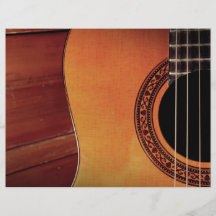 Guitare acoustique prospectus personnalisés