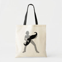 Guitare de cheveux sacs fourre-tout