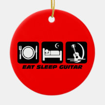 guitare drôle décorations de noël