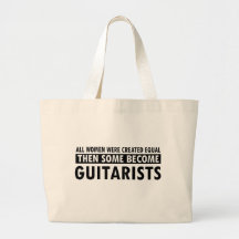 guitarists music designs canvas bags