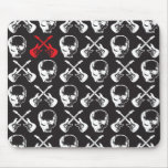 Guitars and Skulls Mouse Pads