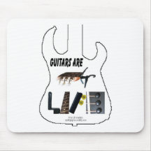 Guitars Are My Life Mouse Pad
