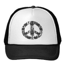 Guitars peace hats