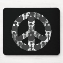 Guitars peace mousepad