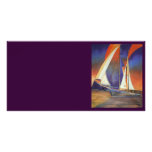 Gulet Under Sail Photo Greeting Card