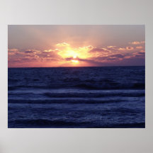 Gulf of Mexico Sunset Poster