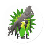 Gulf oil spill BP oil fail stickers