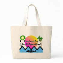 Gulf Oil Spill T-Shirts "Man Will Destory Himself" Bags