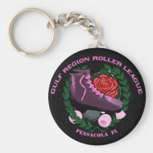 Gulf Region Roller League Keychains