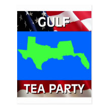 GULF TEA PARTY POST CARDS