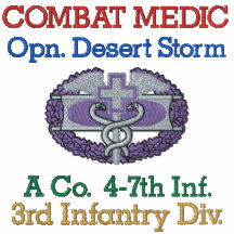 Gulf War Unit Combat Medic Shirt