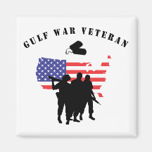 Gulf War Veteran Refrigerator Magnet